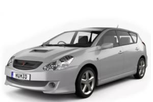 Текстильные коврики на TOYOTA CALDINA 2003 3ПОК